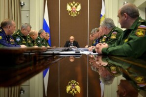 "Developing specific branches of the armed forces is still one of our big military development priorities. I ask the commanders in chief and commanders present to give a brief report on their forces’ training results and the main tasks before them and also to inform us about any problems they face", said Putin. 