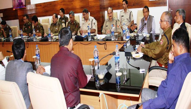 DGP chairing meeting in Jammu