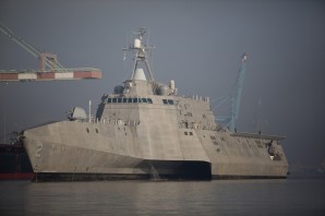 The littoral combat ship Independence. The Montgomery will represent an upgrade on that design.  