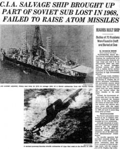 News report on the failed retrieval effort to secure lost nukes. 