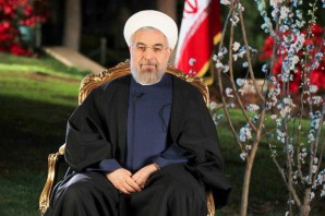    The President has also failed to include in the negotiations Tehran's ballistic missile program, its support for terror worldwide, and its abysmal human rights record. The Supreme Leader right now is calling to arm Gaza and the West Bank to fight against Israel, and it calls for the democratic Jewish state to be eliminated", says Pictured here: President Hassan Rouhani.