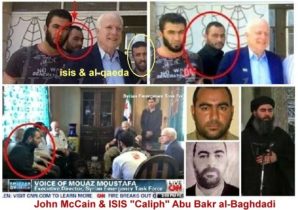 Senator McCain with ISIS terrorists - who he thinks is members of the Free Syrian Army? 