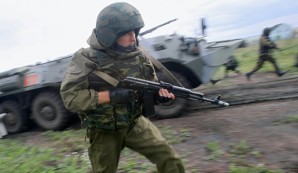 Elite Russian motorized infantry troops train for war in Europe. 