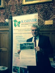 David Ward MP pledge to Support British Kashmiri Manifesto 