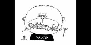 Malaysian cartoonist Zunar is facing more than 40 years in prison on sedition charges for his political cartoons that touch on subjects such as judicial independence that are usually taboo in the country’s press. (Zunar/Malaysiakini)