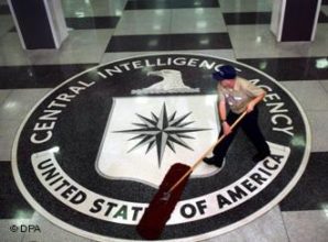CIA janitor cleaning up. 