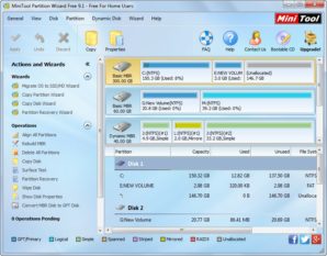 1-MiniTool Partition Wizard interface