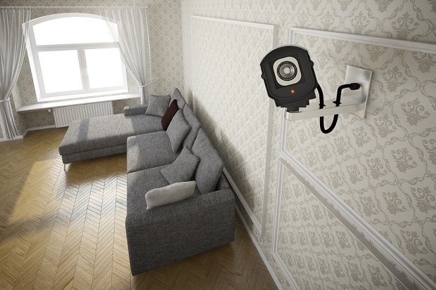 security camera systems living room