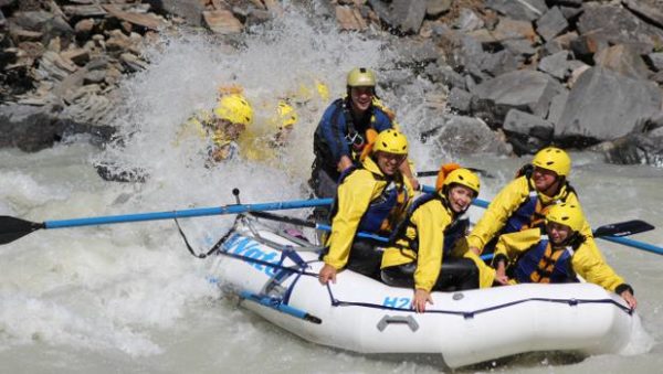 white water rafting banff