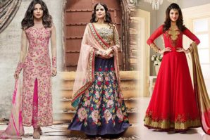 The latest Party Wear Suits for 2017 - likeadiva